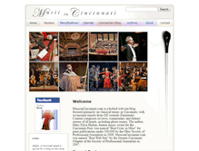 Tablet Screenshot of musicincincinnati.com